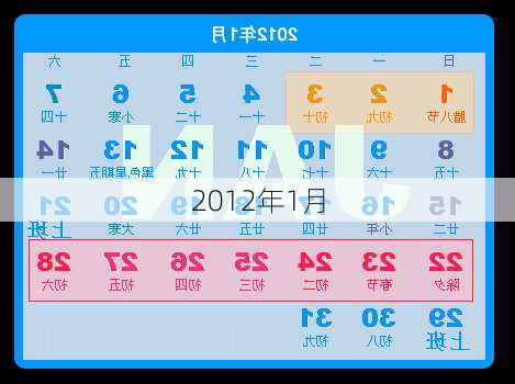 2012年1月-第2张图片-滋味星座网