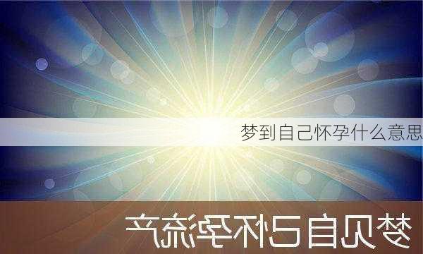 梦到自己怀孕什么意思-第3张图片-滋味星座网