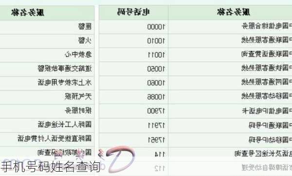 手机号码姓名查询-第2张图片-滋味星座网