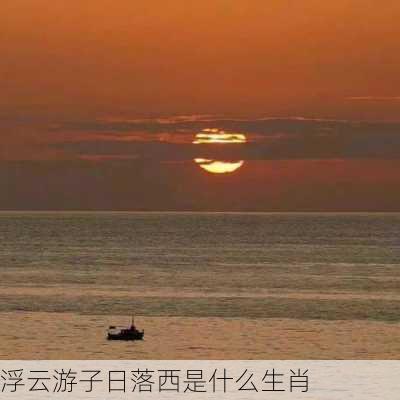 浮云游子日落西是什么生肖-第3张图片-滋味星座网