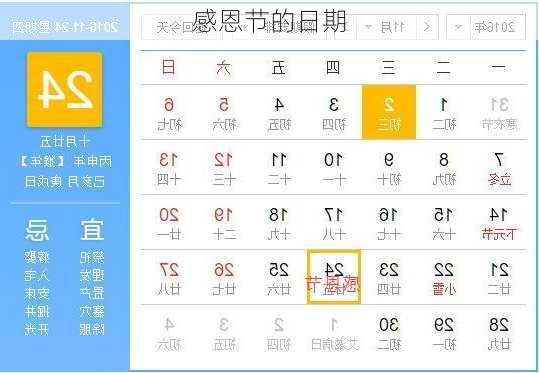 感恩节的日期-第2张图片-滋味星座网