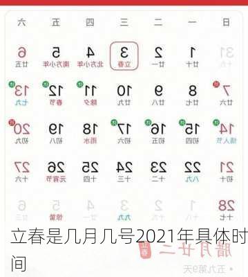 立春是几月几号2021年具体时间-第3张图片-滋味星座网