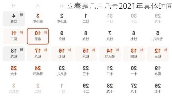 立春是几月几号2021年具体时间-第2张图片-滋味星座网