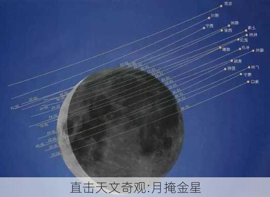 直击天文奇观:月掩金星-第3张图片-滋味星座网