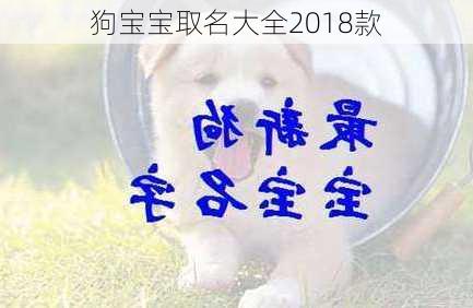 狗宝宝取名大全2018款-第2张图片-滋味星座网