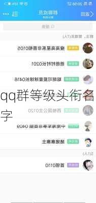 qq群等级头衔名字-第2张图片-滋味星座网