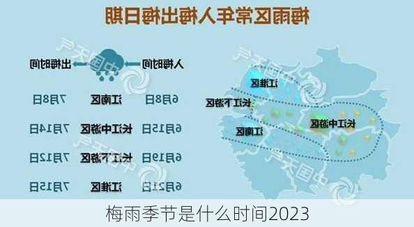 梅雨季节是什么时间2023-第2张图片-滋味星座网