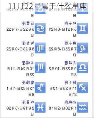 11月22号属于什么星座-第1张图片-滋味星座网