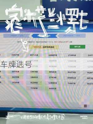车牌选号-第3张图片-滋味星座网
