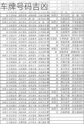 车牌号码吉凶-第1张图片-滋味星座网