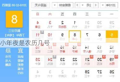 小年夜是农历几号-第3张图片-滋味星座网