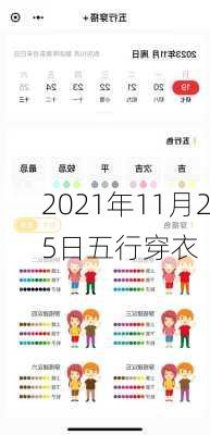 2021年11月25日五行穿衣-第3张图片-滋味星座网