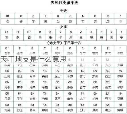 天干地支是什么意思-第1张图片-滋味星座网