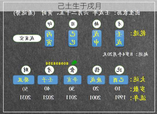 己土生于戌月-第2张图片-滋味星座网