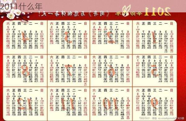 2011什么年-第1张图片-滋味星座网