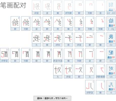 笔画配对-第3张图片-滋味星座网