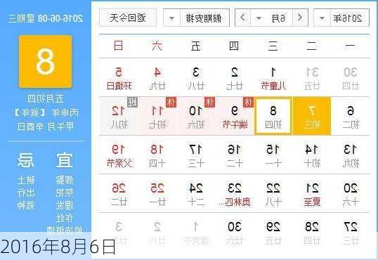 2016年8月6日-第1张图片-滋味星座网