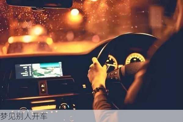 梦见别人开车-第1张图片-滋味星座网