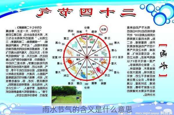 雨水节气的含义是什么意思-第3张图片-滋味星座网