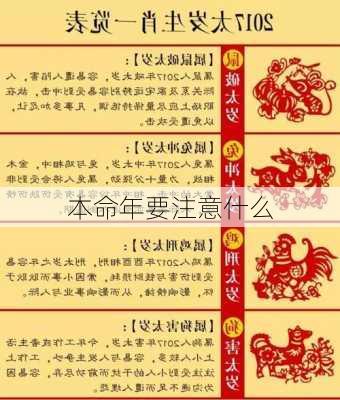 本命年要注意什么-第3张图片-滋味星座网