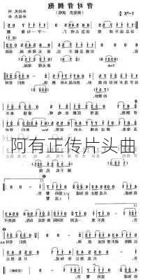 阿有正传片头曲