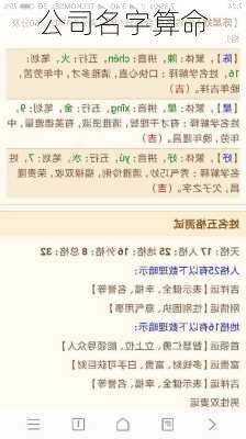 公司名字算命-第2张图片-滋味星座网