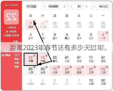 距离2023年春节还有多少天过年-第3张图片-滋味星座网