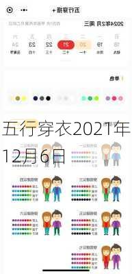 五行穿衣2021年12月6日-第2张图片-滋味星座网