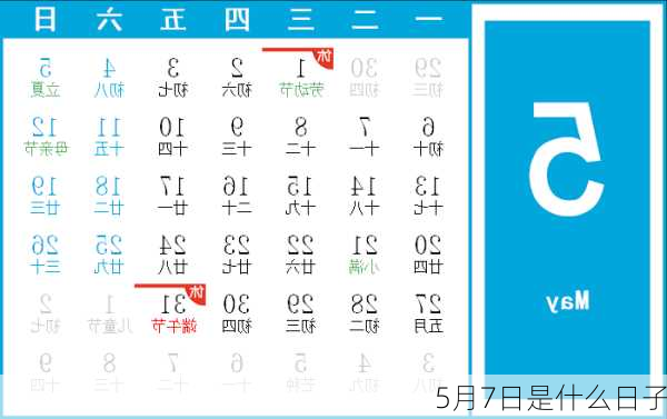 5月7日是什么日子-第2张图片-滋味星座网