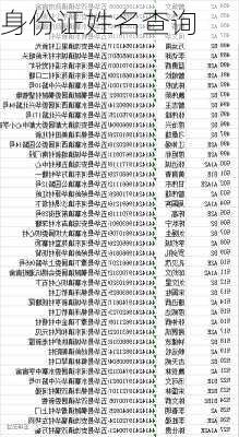 身份证姓名查询-第3张图片-滋味星座网