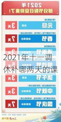 2021年十一调休补哪两天的课-第3张图片-滋味星座网