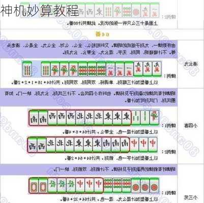 神机妙算教程-第2张图片-滋味星座网