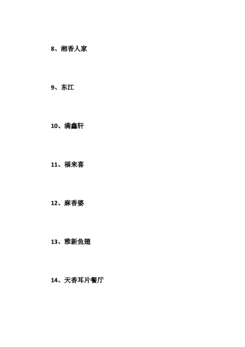 好听的餐厅名字-第3张图片-滋味星座网