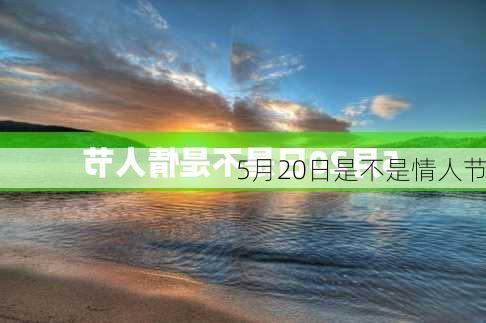 5月20日是不是情人节-第2张图片-滋味星座网