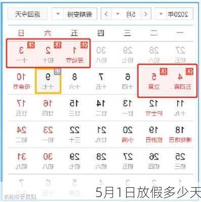 5月1日放假多少天-第1张图片-滋味星座网