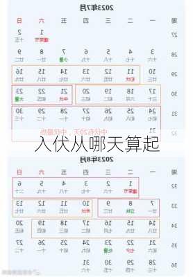 入伏从哪天算起-第2张图片-滋味星座网