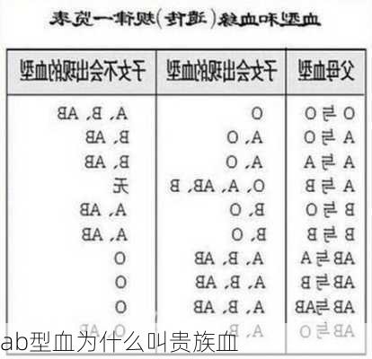 ab型血为什么叫贵族血-第3张图片-滋味星座网