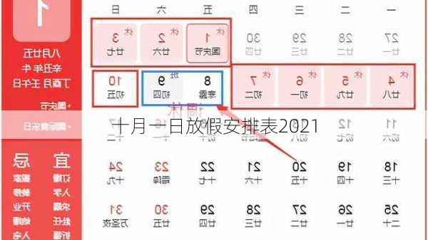 十月一日放假安排表2021-第2张图片-滋味星座网