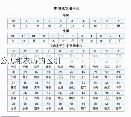 公历和农历的区别-第2张图片-滋味星座网