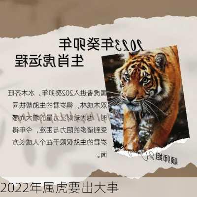 2022年属虎要出大事-第2张图片-滋味星座网