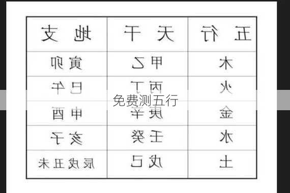 免费测五行-第2张图片-滋味星座网