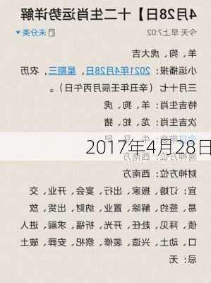 2017年4月28日-第2张图片-滋味星座网