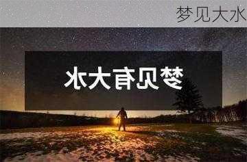 梦见大水-第2张图片-滋味星座网