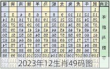 2023年12生肖49码图-第1张图片-滋味星座网