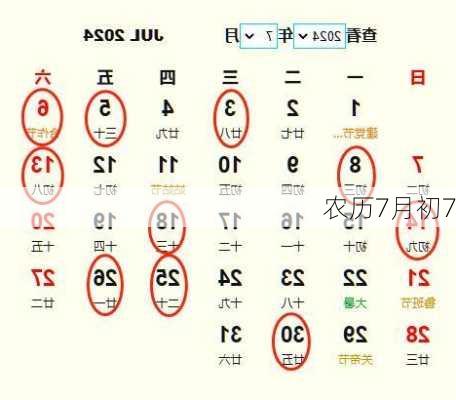 农历7月初7-第2张图片-滋味星座网