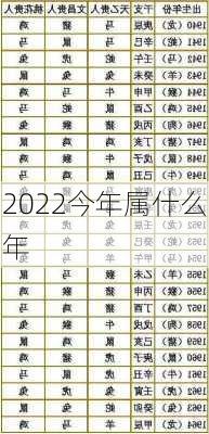 2022今年属什么年-第2张图片-滋味星座网