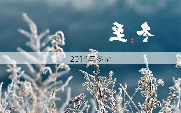 2014年冬至-第1张图片-滋味星座网