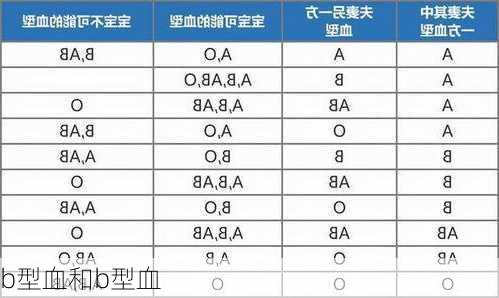 b型血和b型血-第2张图片-滋味星座网