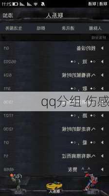 qq分组 伤感