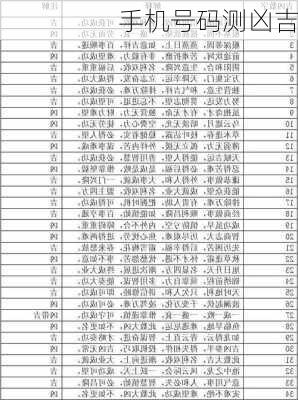 手机号码测凶吉-第3张图片-滋味星座网